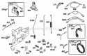 Controls Elect Diagram and Parts List for  Briggs and Stratton Engine